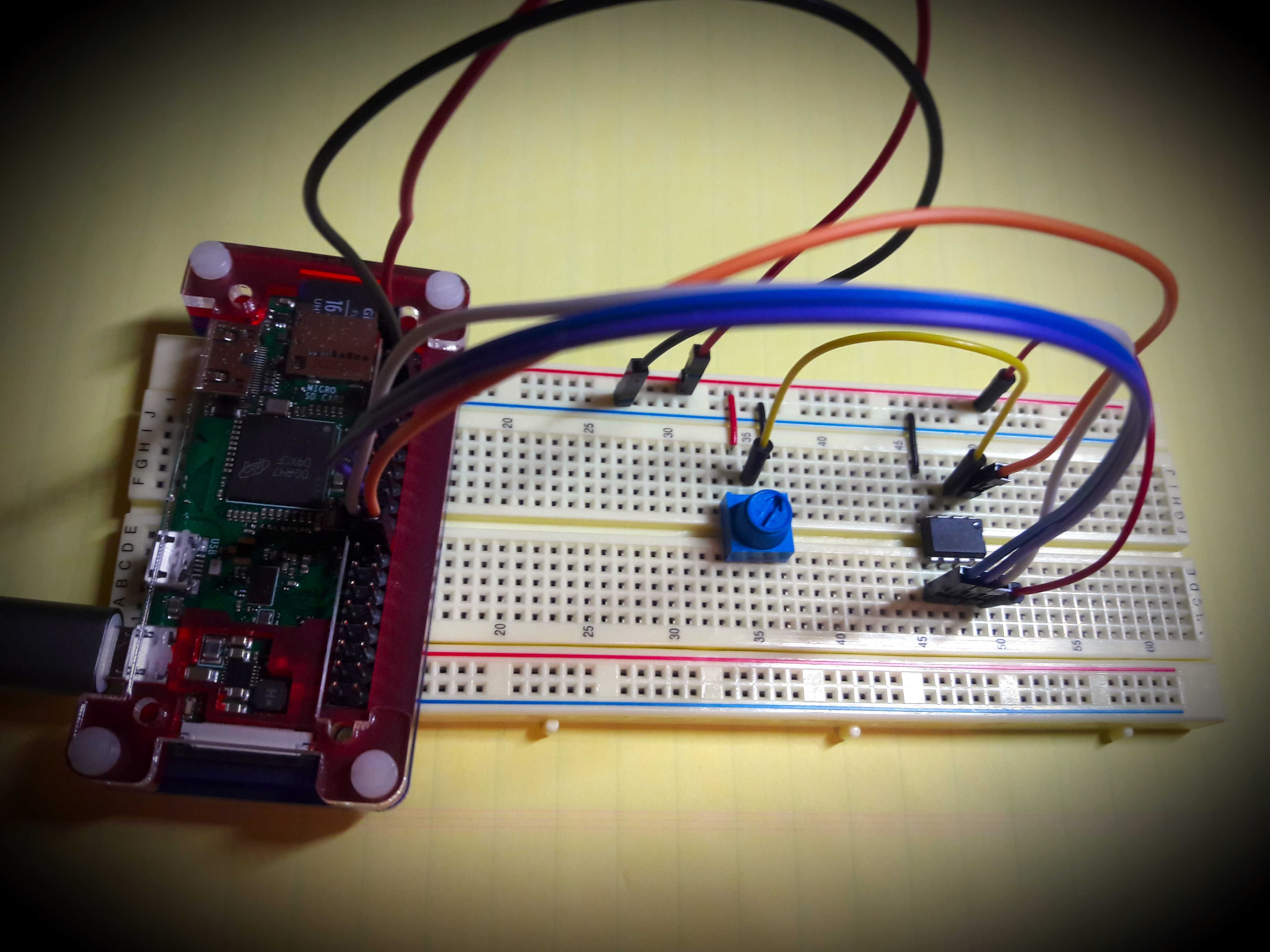 [Elixir Nerves] Potentiometer with SPI-based Analog to Digital Converter